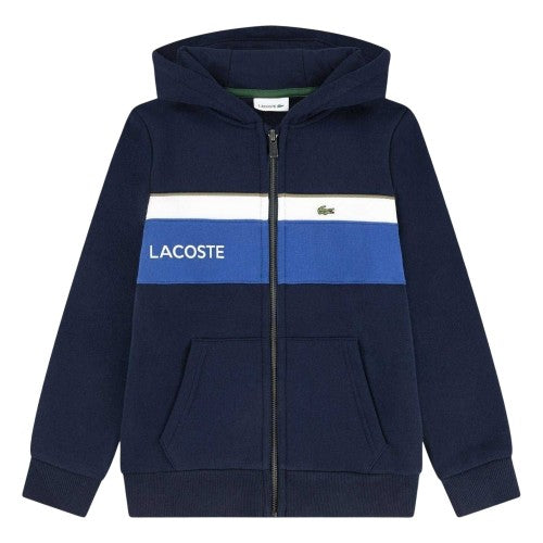 Front - Lacoste Childrens/Kids Full Zip Hoodie