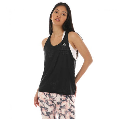 Front - Adidas Womens/Ladies Fast Running Tank Top