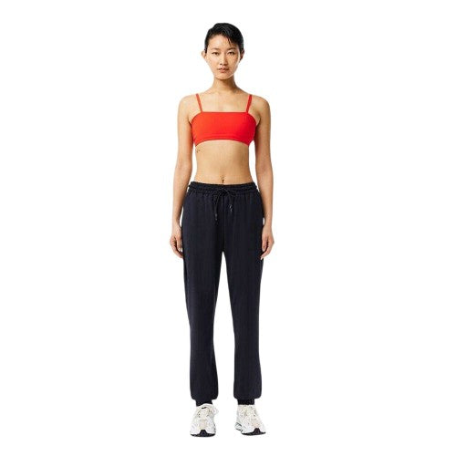 Front - Lacoste Womens/Ladies Fleece Joggers