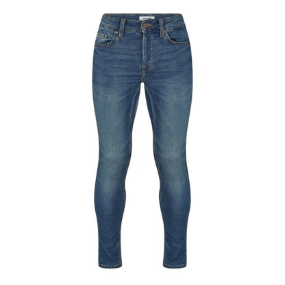 Front - Only Mens Denim Slim Jeans