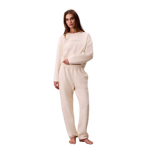 Front - Calvin Klein Womens/Ladies Quilted Jogging Bottoms