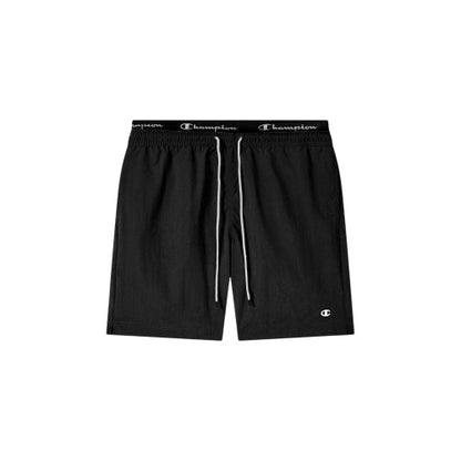 Front - Champion Mens Embroidered Logo Swim Shorts