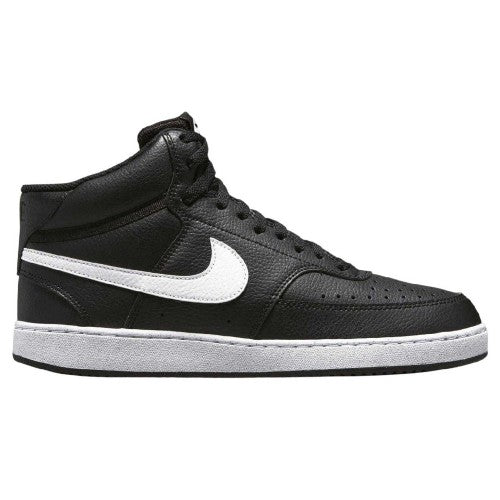 Front - Nike Mens Court Vision Next Nature Synthetic High-top High Top Trainers