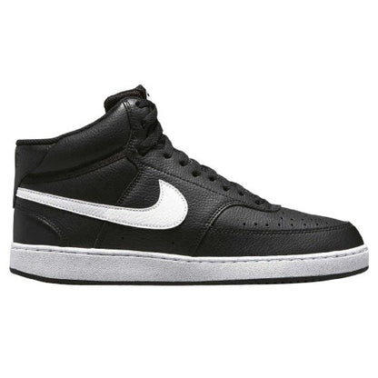Front - Nike Mens Court Vision Next Nature Synthetic High-top High Top Trainers