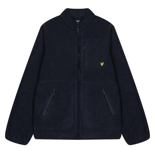 Front - Lyle & Scott Mens Regular Fleece Jacket