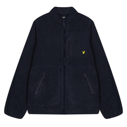 Front - Lyle & Scott Mens Regular Fleece Jacket