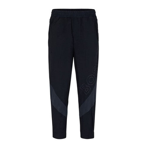 Front - Boss Mens Selon Colour Block Slim Joggers