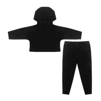 Front - Firetrap Girls Cotton Blend Hoodie And Joggers Set (Pack of 2)