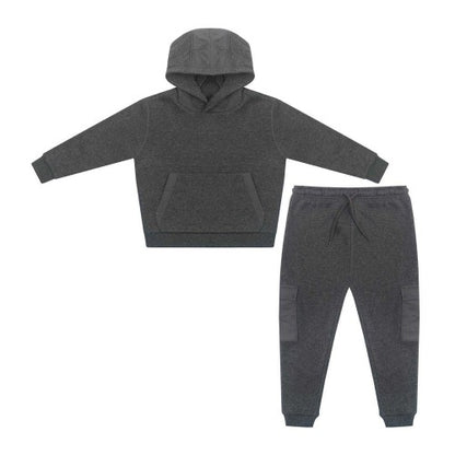 Front - Firetrap Boys Infant Hoodie And Joggers Set