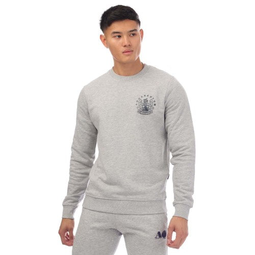 Front - Aquascutum Mens Round Neck Sweatshirt