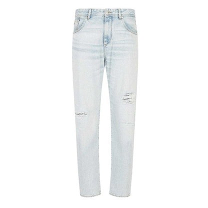 Front - Armani Exchange Mens Carrot Fit Jeans