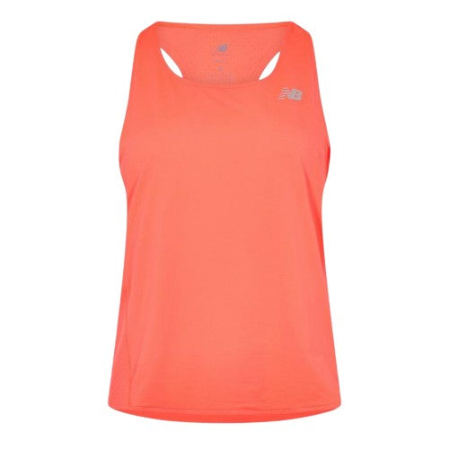 Front - New Balance Womens/Ladies Lightweight Racing Vest Top