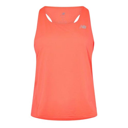Front - New Balance Womens/Ladies Lightweight Racing Vest Top