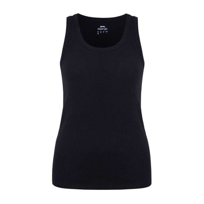 Front - Slazenger Womens/Ladies Logo Cotton Vest Top