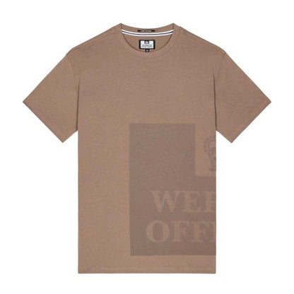 Front - Weekend Offender Mens Ryan Tonal Prison Cotton T-Shirt