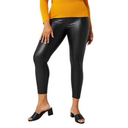 Front - Biba Womens/Ladies PU Leggings