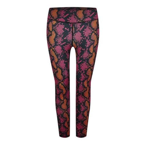 Front - Champion Womens/Ladies Snake Print Cropped Leggings