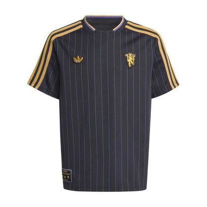 Front - Adidas Childrens/Kids Terrace Icons Manchester United FC T-Shirt