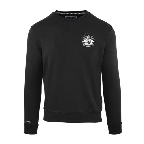 Front - Aquascutum Mens Embroidered Logo Crew Neck Sweatshirt