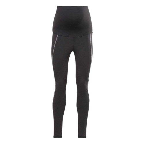 Front - Reebok Womens/Ladies Lux High Waist Maternity Leggings