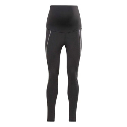 Front - Reebok Womens/Ladies Lux High Waist Maternity Leggings