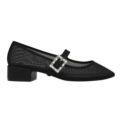 Front - Steve Madden Womens/Ladies Champaign Block Heel Court Shoes