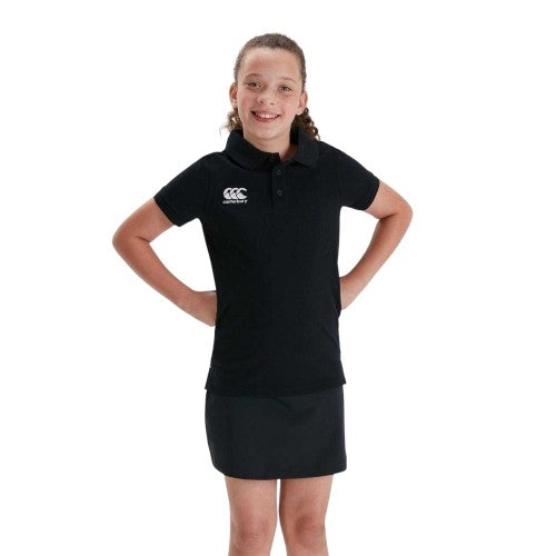 Front - Canterbury Girls Waimak Polo Shirt