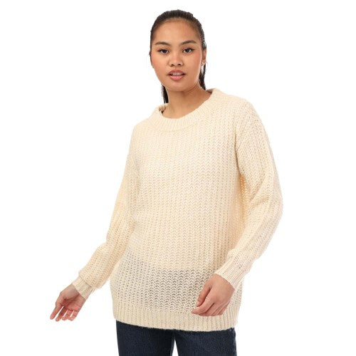 Front - Vero Moda Womens/Ladies Thunder Longline Jumper