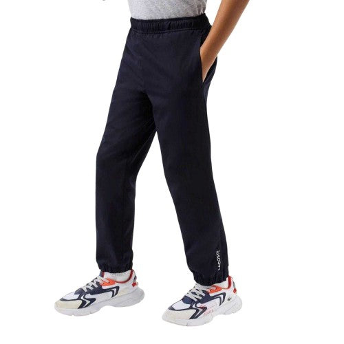 Front - Lacoste Childrens/Kids Logo Regular Joggers