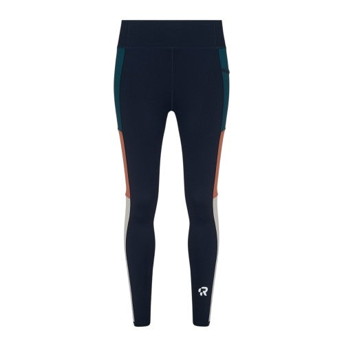 Front - Red Run Womens/Ladies Side Pocket Leggings