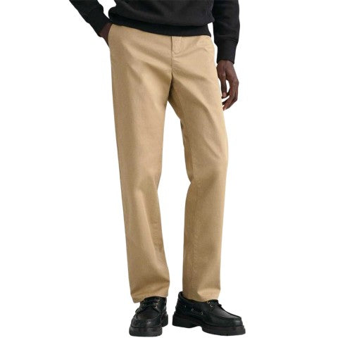 Front - Gant Mens Twill Slim Chinos