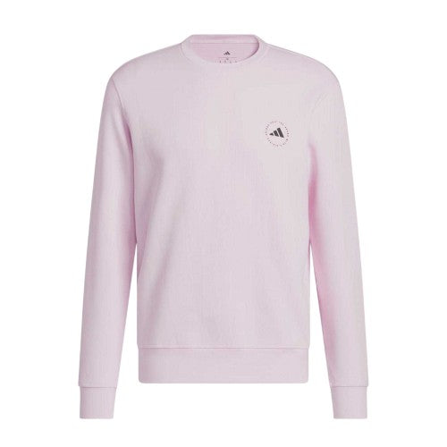 Front - Adidas Mens Core Logo Crew Neck Sweatshirt