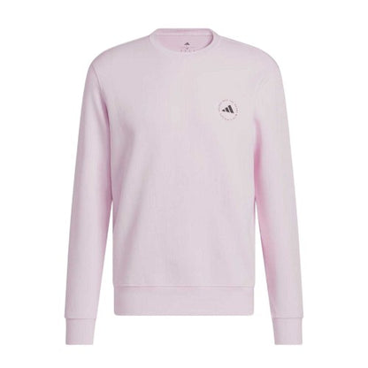 Front - Adidas Mens Core Logo Crew Neck Sweatshirt