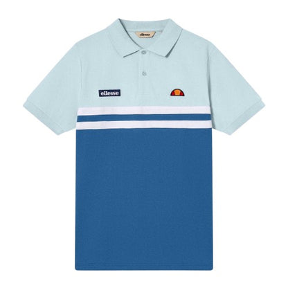 Front - Ellesse Mens Muccia Colour Block Polo Shirt