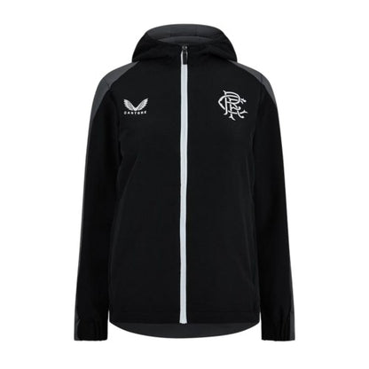 Front - Castore Womens/Ladies Rangers FC Relaxed Fit Windbreaker