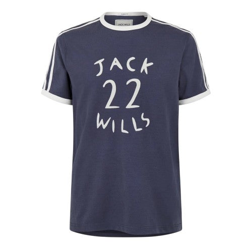 Front - Jack Wills Mens 22 Crew Neck T-Shirt