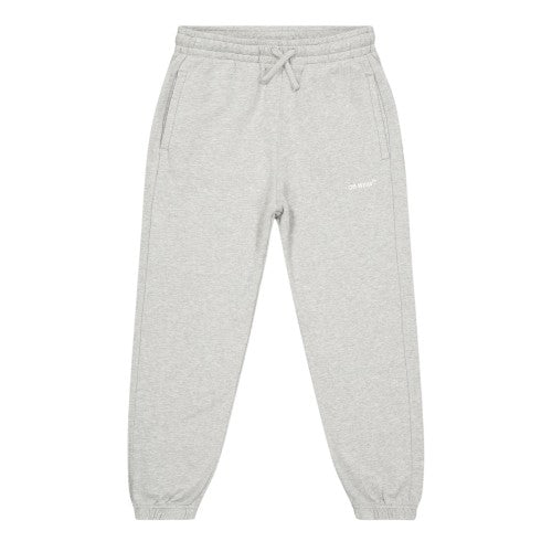 Front - Off White Childrens/Kids Logo Joggers