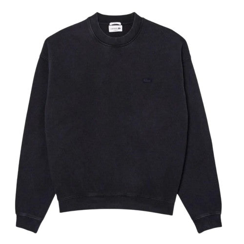Front - Lacoste Unisex Adult Washed Fleece Loose Fit Sweatshirt