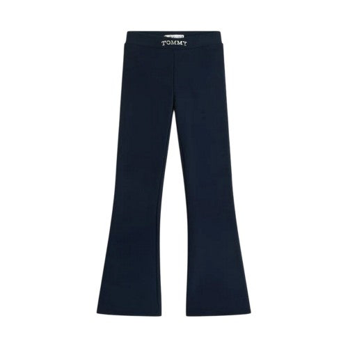 Front - Tommy Hilfiger Girls Elasticated Leggings