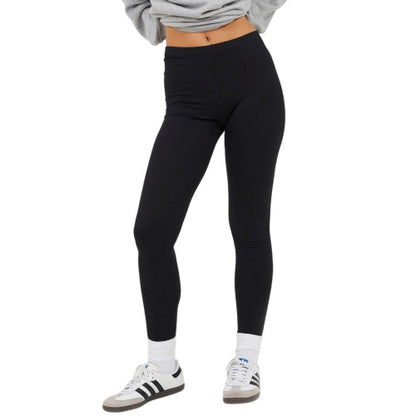 Front - Brave Soul Womens/Ladies Polyester Plain Leggings