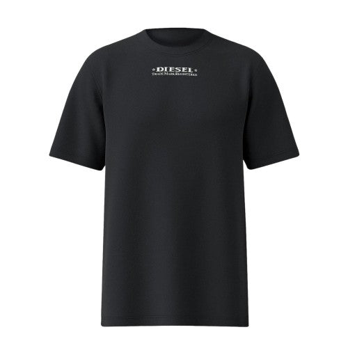 Front - Diesel Mens Upside Down Back Print T-Shirt