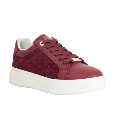 Front - Dune London Womens/Ladies Elba Suede Platform Trainers