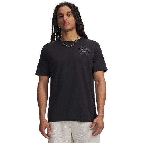 Front - Under Armour Mens Radial Wordmark T-Shirt