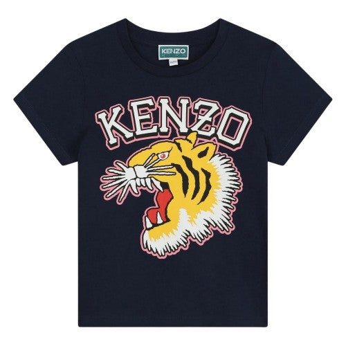 Front - Kenzo Childrens/Kids Tiger Cotton T-Shirt