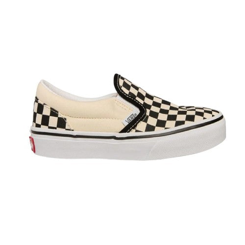 Front - Vans Childrens/Kids Classic Checkerboard Slip-on Shoes