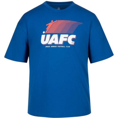 Front - Under Armour Mens Football Club Heavyweight T-Shirt