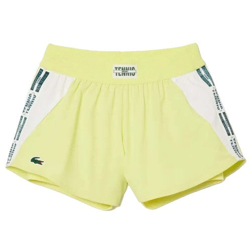 Front - Lacoste Womens/Ladies Recycled Lined Tennis Shorts