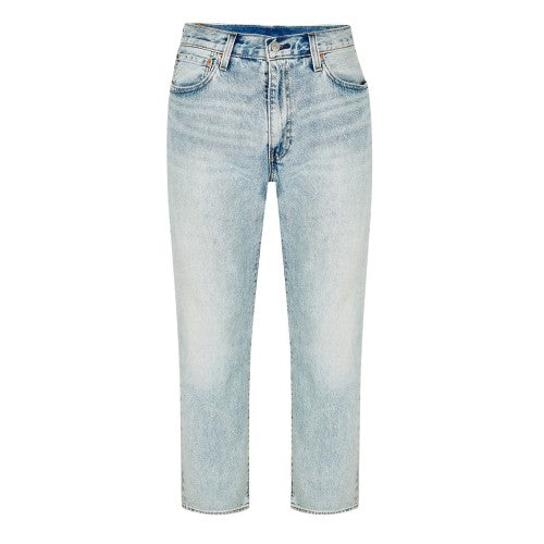Front - Levis Mens 555 Cotton Denim Relaxed Fit Jeans