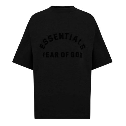 Front - Essentials Mens Logo Relaxed Fit Short-Sleeved T-Shirt