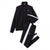 Front - Lacoste Mens Colourblock Tennis Tracksuit Set